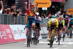 Mads Pedersen Claims First Pink Jersey At Giro D'Italia
