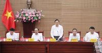 UBND tỉnh họp cho ý kiến vào dự thảo Đề án sắp xếp các đơn vị hành chính cấp xã trên địa bàn tỉnh