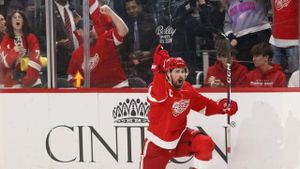 Red Wings Rally To Defeat Oilers 3-2 In Shootout