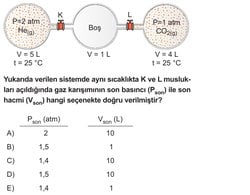 Buna göre ilk ve son hacmi nedir?