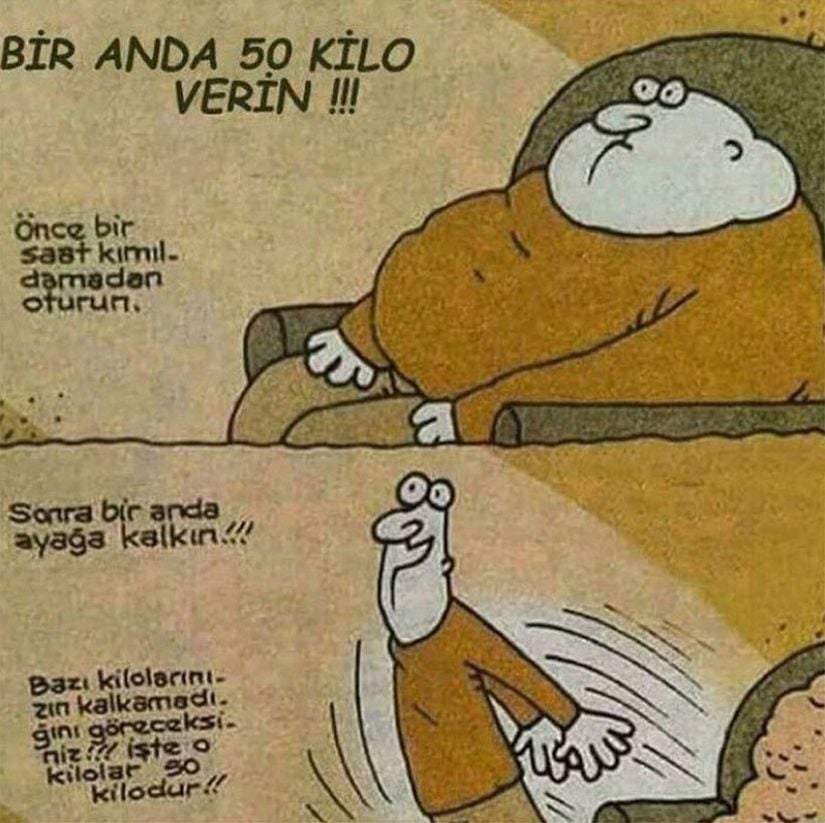 Bir Anda 50 Kilo Verin?