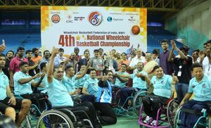 Telangana Triumphs At Wheelchair Basketball Championship