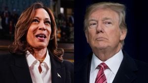 Harris And Trump Race For Support Among Voters