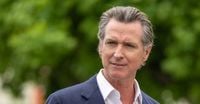 California governor trolls Trump over how he boards plane