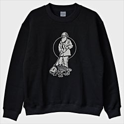 ''Evcil Hayvanı ile Darvin'' Sweatshirt