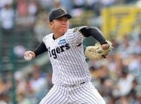 【阪神】白星量産や！村上頌樹が今季２度目の完封でリーグトップタイ６勝目　昨季から対中日４連勝 | スポーツブル (スポブル)