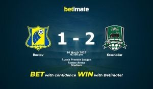 Rostov And Krasnodar Clash In Key Premier League Match