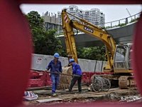 China's factory activity contracts for a 6th straight month as trade tensions weigh on the economy