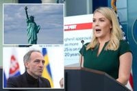 Karoline Leavitt slams ‘low-level’ French politician demanding Statue of Liberty’s return: ‘Not speaking German right now’