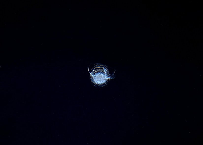 The ISS Cupola Window Damaged by Space Debris