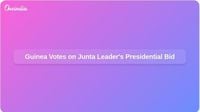 Guinea's Referendum: Vote Count Underway for Junta Leader's Presidential Bid