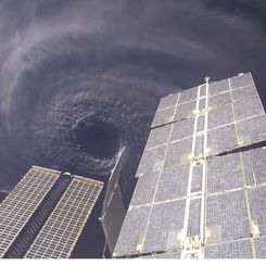 Above the Eye of Hurricane Ivan