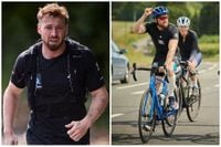 What is Sam Thompson's gruelling 260-mile run and cycle Soccer Aid challenge route?