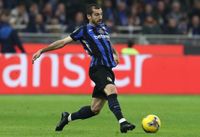 Henrikh Mkhitaryan joyful after Atalanta 0-2 Inter: 