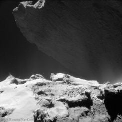  A Cliff Looming on Comet 67P 