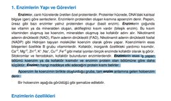 Neden asıl işi yapan kısım kofaktör? Doğrusu enzimin kendisi değil mi?