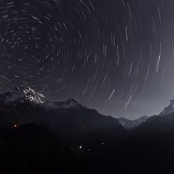 Annapurna Star Trails