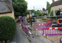 Water company present plan to fix sewer pipe - nine months after collapse