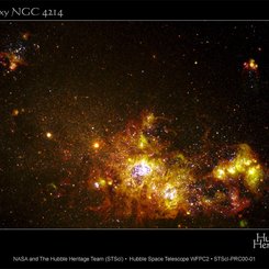 NGC 4214: Yıldız Oluşturan Gökada