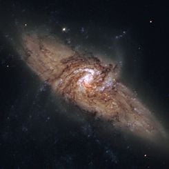 NGC 3314: When Galaxies Overlap