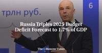 Russia Triples 2025 Budget Deficit Forecast to 1.7% of GDP - The Moscow Times