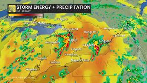 Flood Watch Issued As Major Storm Hits Southern Ontario