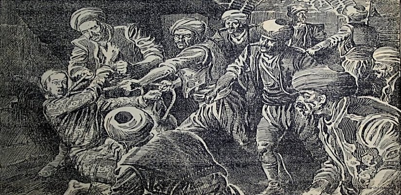 Genç Osman'ın ölümünü anlatan temsili bir görsel