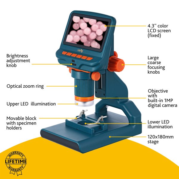 Levenhuk LabZZ DM200 LCD Dijital Mikroskop