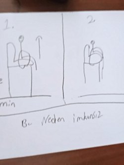 Neden kendi oturduğumuz sandalyeyi kendimizle birlikte havaya kaldıramıyoruz?