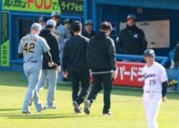 阪神・ネルソンがアウトを取らず緊急降板　足を気にするそぶり/デイリースポーツ online