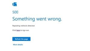 Microsoft Outlook Faces Widespread Login Outage