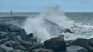 Storm Benjamin Brings 75 Mph Winds And Flood Warnings