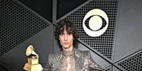 Sombr Serves Disco Ball Vibes In Sparkling Valentino Suit at His First-Ever Grammys