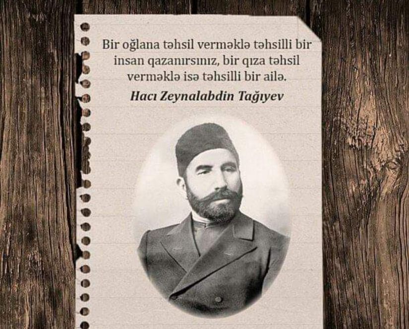 Taghiyev'den değerli bir söz