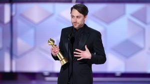 Kieran Culkin Steals Show With Charming Acceptance Speech At 2025 SAG Awards