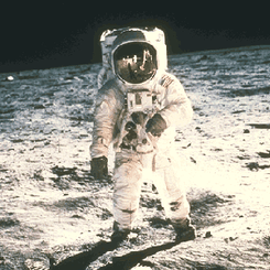 Standing on the Moon