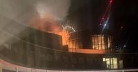Baby chokes on smoke as 100 firefighters tackle BBC Television Centre blaze