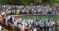 Thousands celebrate Ethiopia's thanksgiving festival