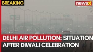 Delhi Chokes Under Heavy Air Pollution After Diwali