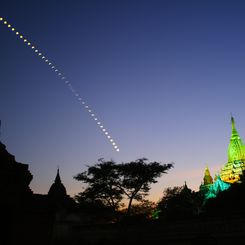 Annular Eclipse Over Myanmar