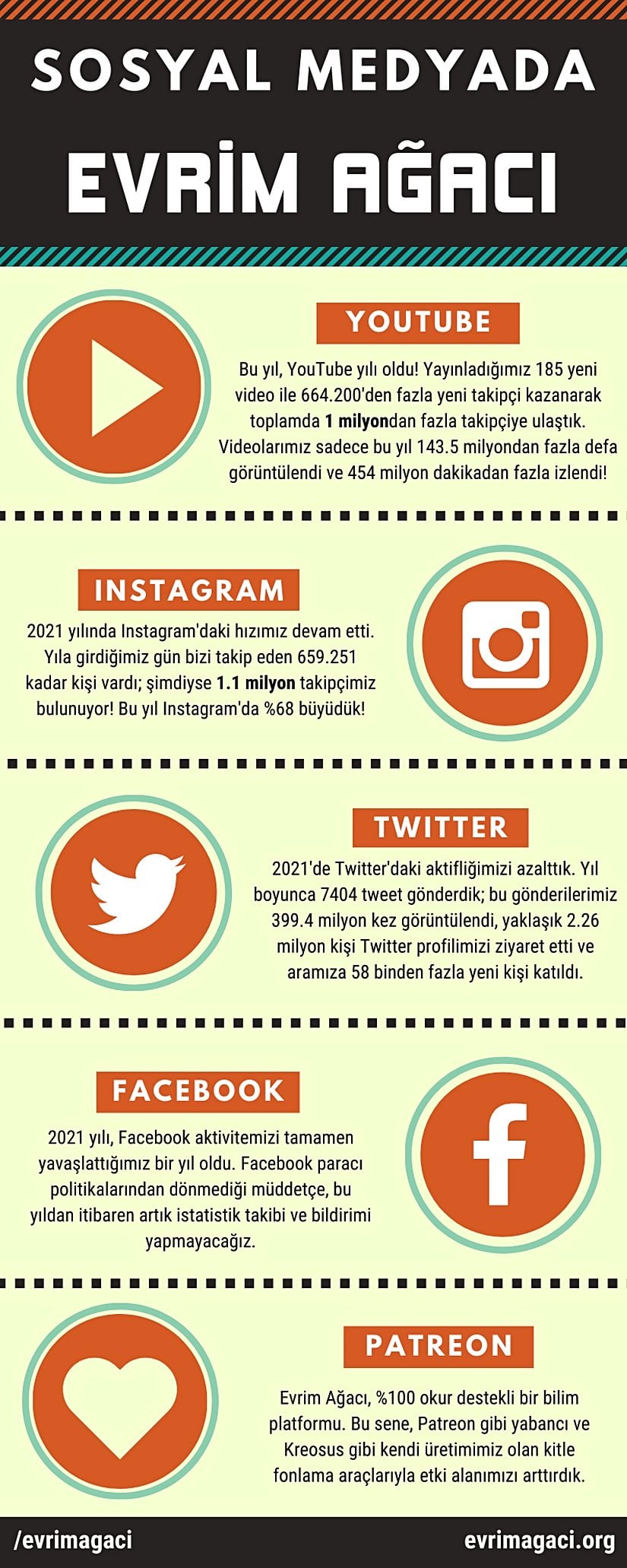 Sosyal Medyada Evrim Ağacı (2021)