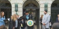Federal officals and state leaders support Maude family at DC press conference