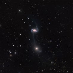 Galaxies on a String