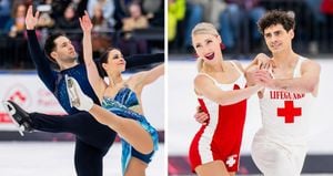 Romance Blooms At Krasnoyarsk Grand Prix Figure Skaking Event