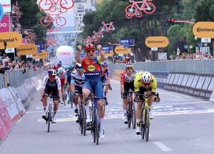Mads Pedersen Claims First Stage Victory At Giro D'Italia
