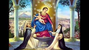 Thousands Gather For Supplication To Madonna Of Pompei