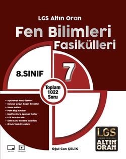 Altın Oran 8.Sınıf Fen Bilimleri Fasikülleri (7 Fasikül)