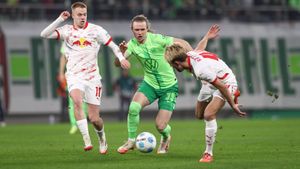 RB Leipzig Edges Past Wolfsburg To Secure DFB-Pokal Semifinal Spot