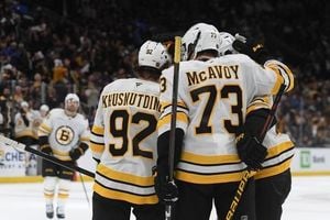 Bruins Dominate Rangers With Historic Hat Tricks And Record Win
