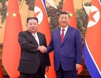 Kim and Xi offer mutual support ‘no matter how international situation changes’
